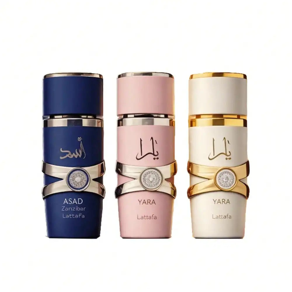 Lattafa Asad Zanzibar & Yara Coffret Parfum Oriental 3×35 ml Eau de Parfum Unisex