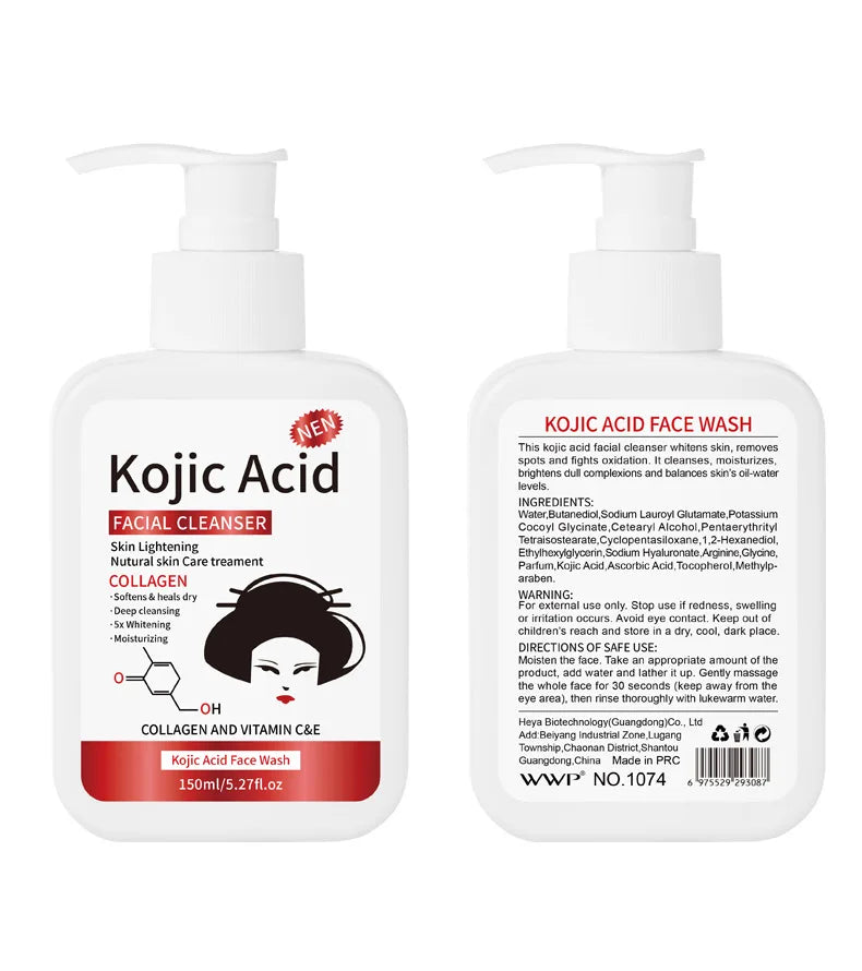 Nettoyant visage à l'acide kojique 150 ml