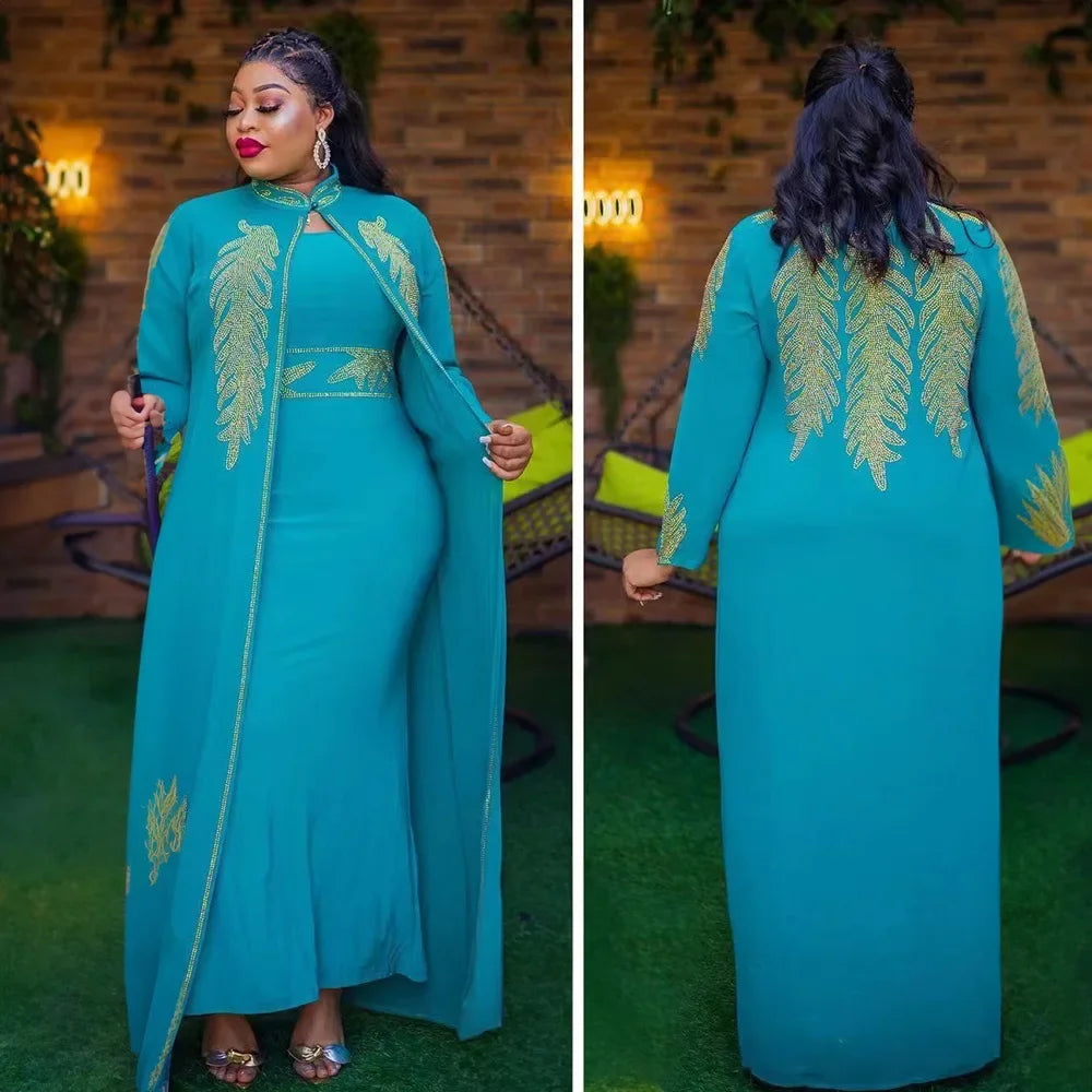 Robes de soirée et de mariage africaines pour femmes et Abaya