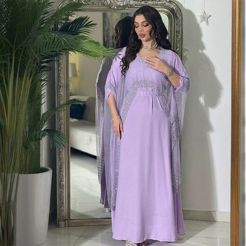 Dubaï marocain arabie saoudite luxe mode Abaya diamant