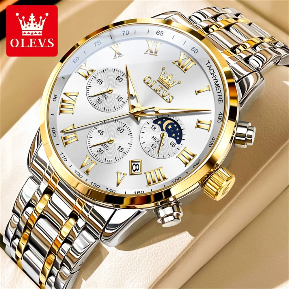 OLEVS 5529 Top marque de luxe montre pour hommes étanche lumineux