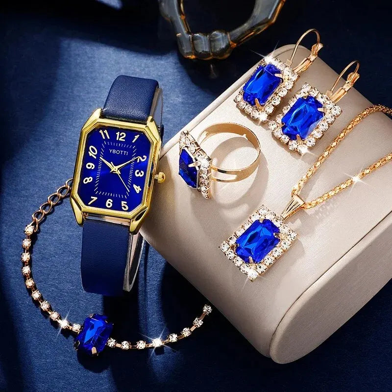 Mode de luxe Carré Femmes Montres Marque Dames Quartz Montre