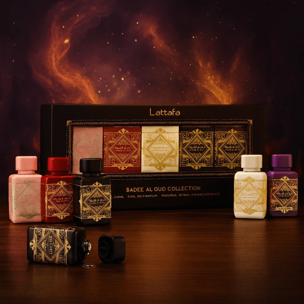 LATTAFA - Badee Al Oud Collection – Coffret 5 x 5ML Eau de Parfum – Unisexe