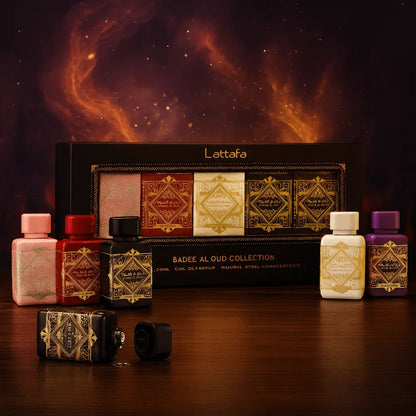 LATTAFA - Badee Al Oud Collection – Coffret 5 x 5ML Eau de Parfum – Unisexe
