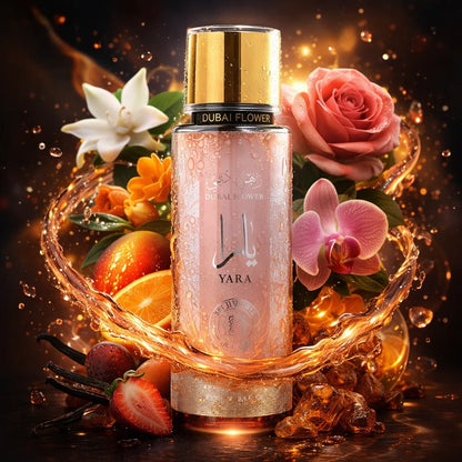 Yara Brume Parfumée 250 ml – Brume Corporelle Florale & Fruitée