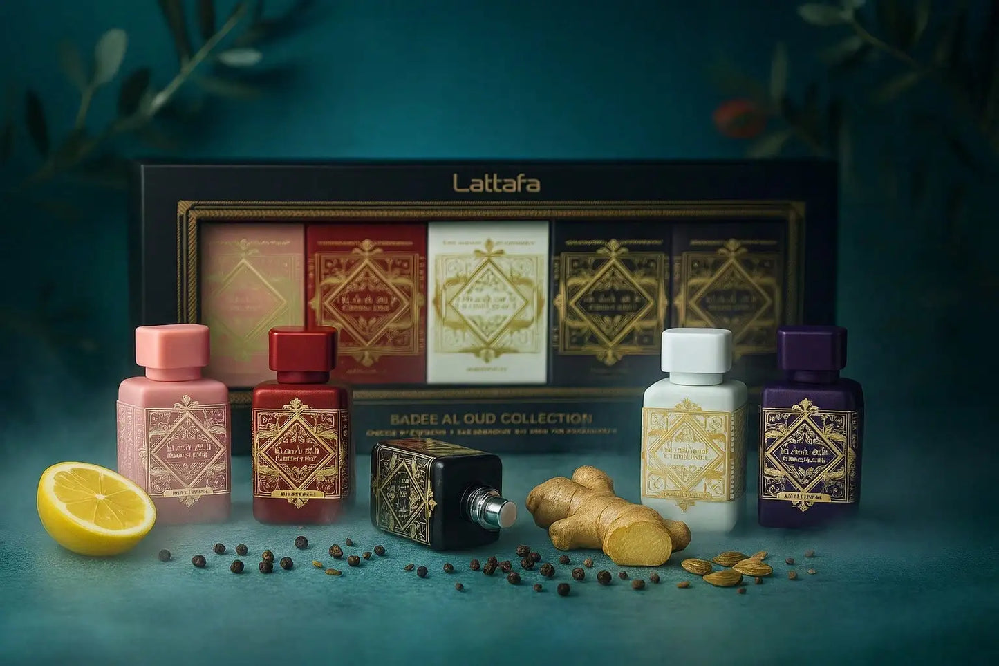 LATTAFA - Badee Al Oud Collection – Coffret 5 x 5ML Eau de Parfum – Unisexe