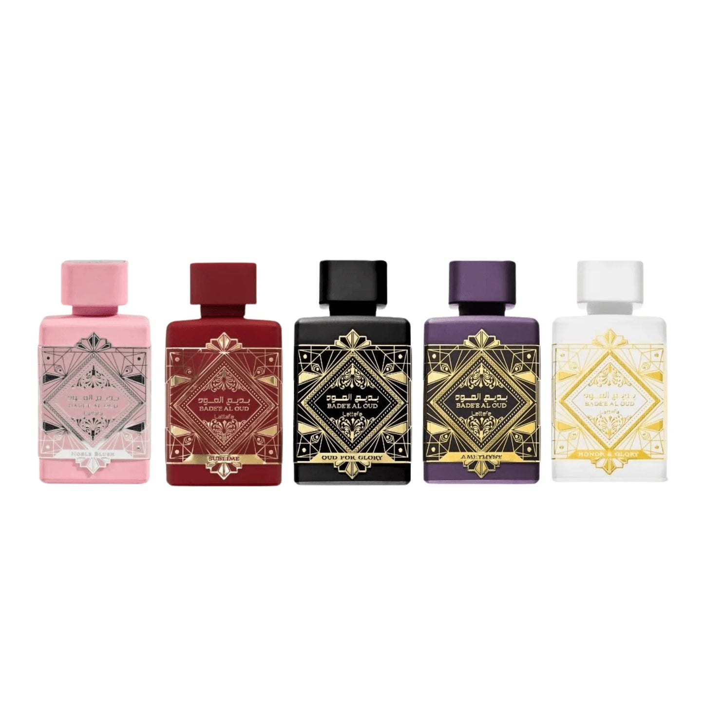 LATTAFA - Badee Al Oud Collection – Coffret 5 x 5ML Eau de Parfum – Unisexe