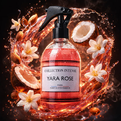 Collection Intense Yara Rose 250ml Parfum d'intérieur et textile