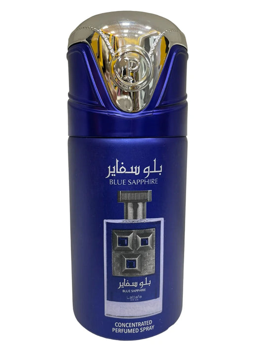 Sexuellement pour le corps Blue Sapphire Lattafa, dépistolet ant Arabe, 250ml