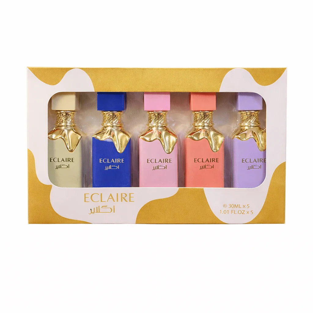 Lattafa ECLAIRE Coffret Cadeau Parfum Femme, 5 Parfums Eau de Parfum 30 ml