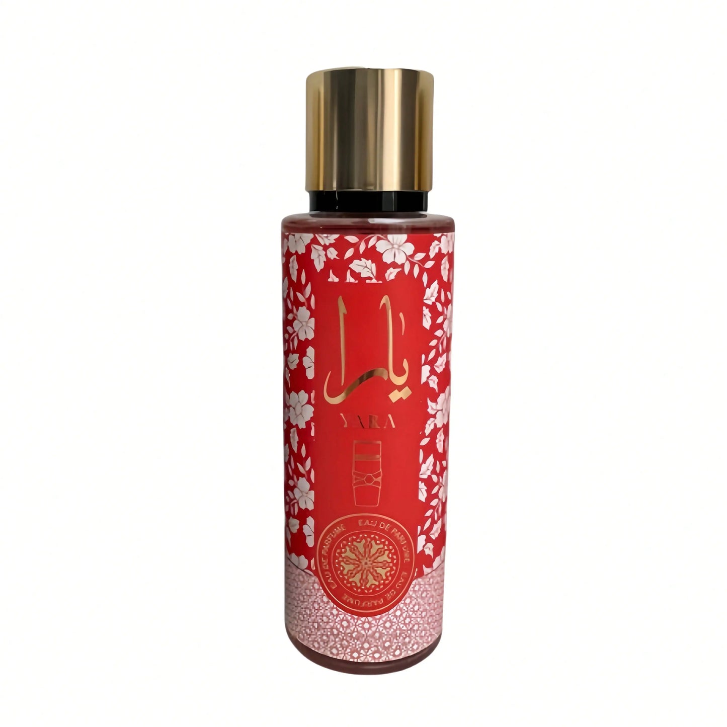 Yara Brume Parfumée 250ML – Brume Féminine Gourmande et Orientale, Fraise, Vanille, Musc & Ambre