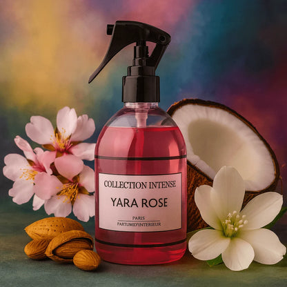 Collection Intense Yara Rose 250ml Parfum d'intérieur et textile