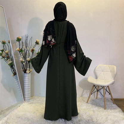 Abaya de Luxe pour Femme, Kaftan Vêtement Marocain, Dubaï, Turquie