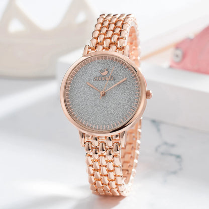 Montre-Bracelet de Luxe pour Femme, Ensemble de 3 Pièces, Horloge d'Anniversaire