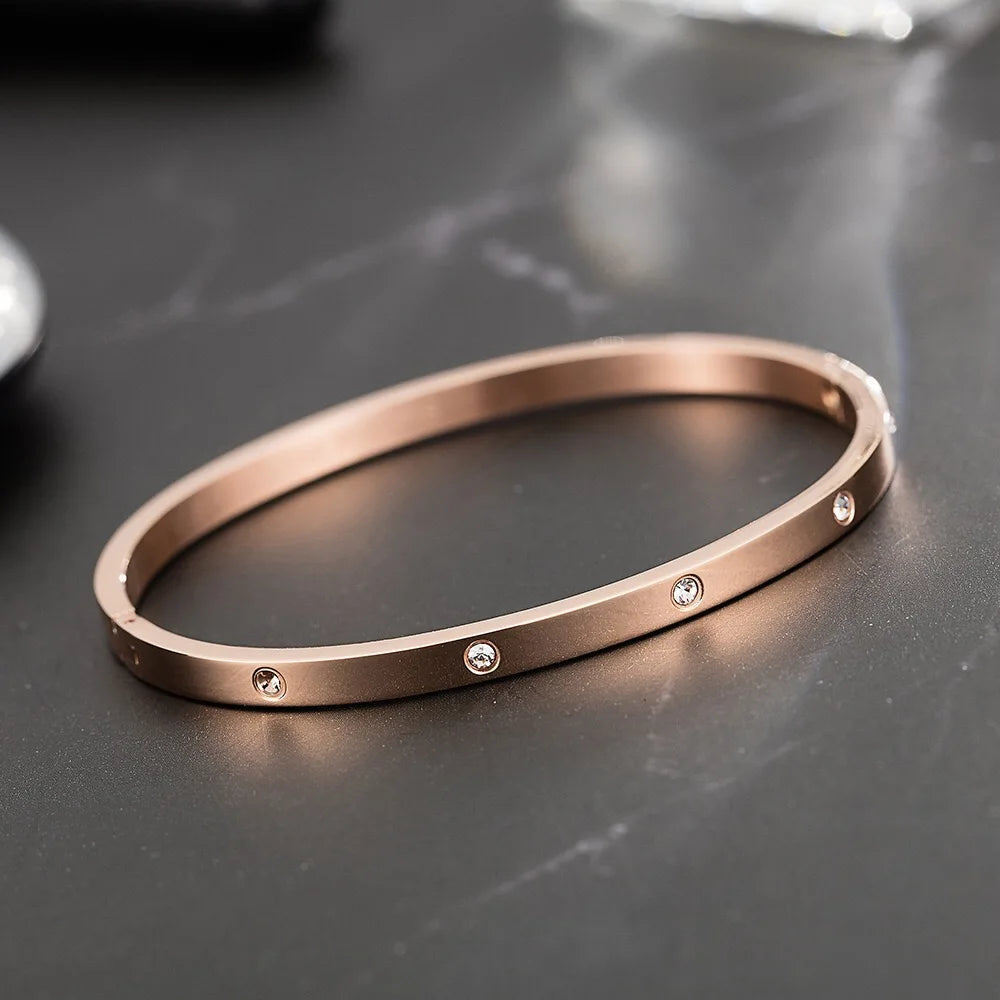 Montre-Bracelet de Luxe pour Femme, Ensemble de 3 Pièces, Horloge d'Anniversaire