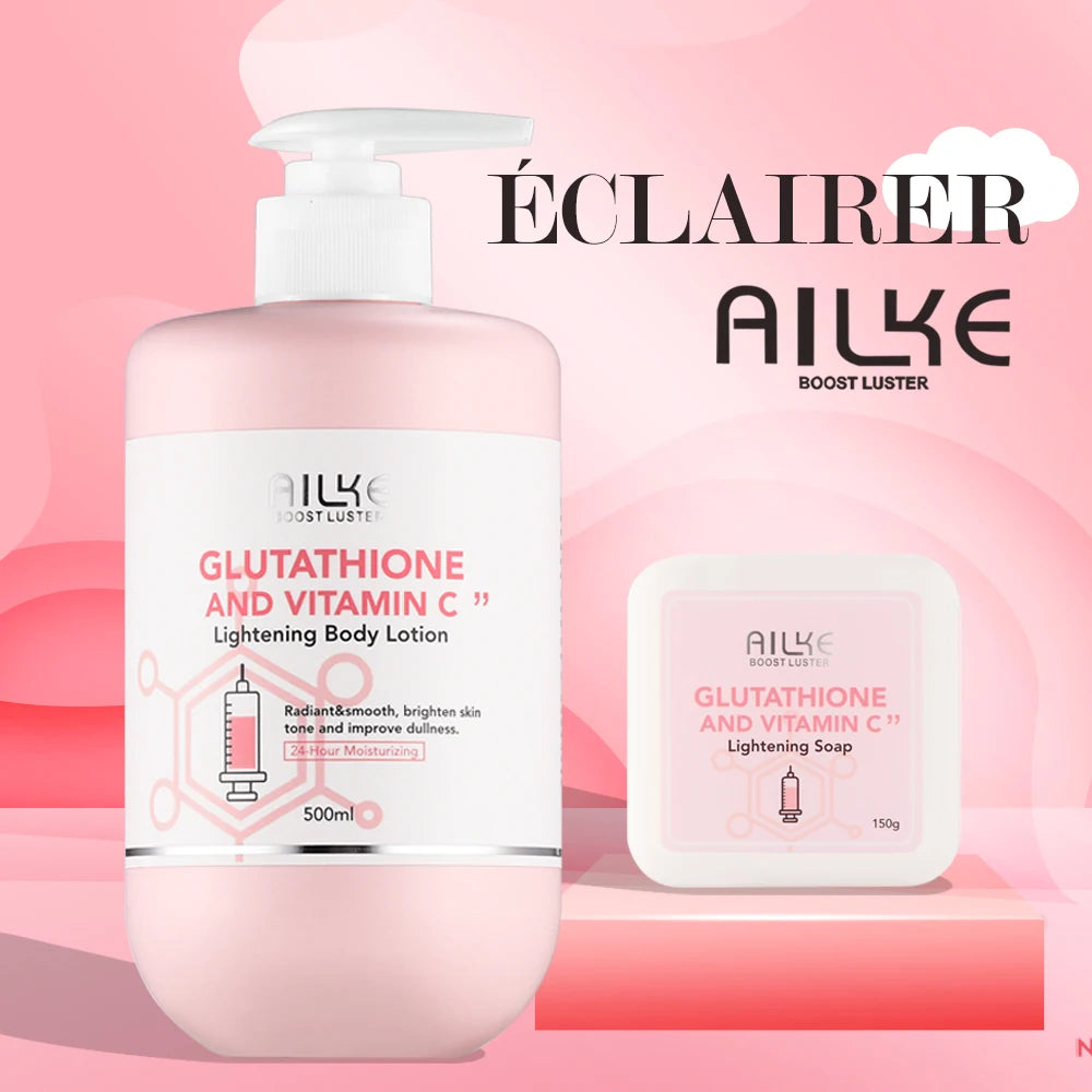 AILKE – ensemble de soins pour la peau blanchissant, pour tous les Types de peau 2