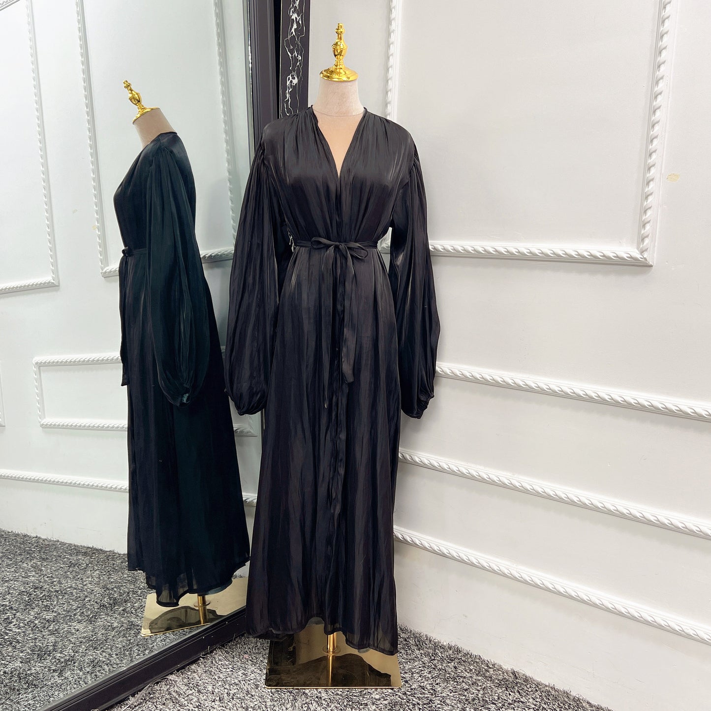 Abayas caftan pour femmes, robe longue kimono, cardigan, Dubaï, Turquie