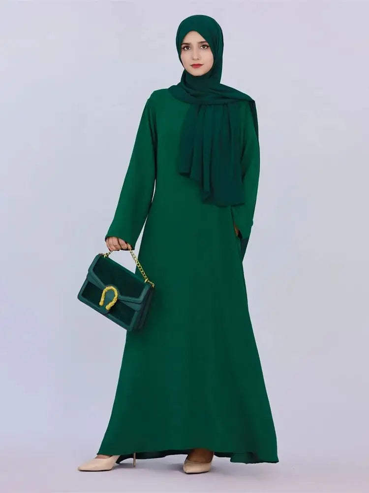 Robe de prière musulmane en lin pour femmes