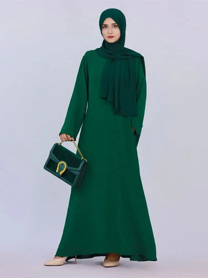 Robe de prière musulmane en lin pour femmes