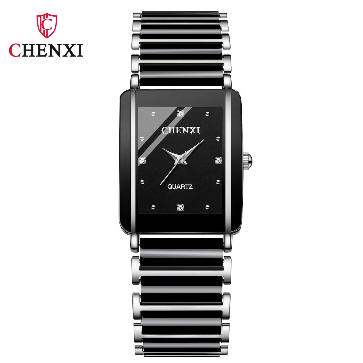 CHENXI 104A Top marque de luxe Couple montre hommes et femmes Imitation bracelet en céramique exquise Date montres relojes para damas