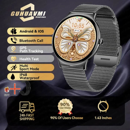 2025 nouvelle montre intelligente pour les femmes cadeau 1.43 pouces