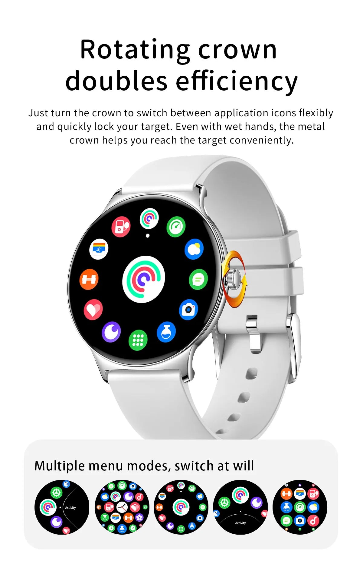 2025 nouvelle montre intelligente pour les femmes cadeau 1.43 pouces