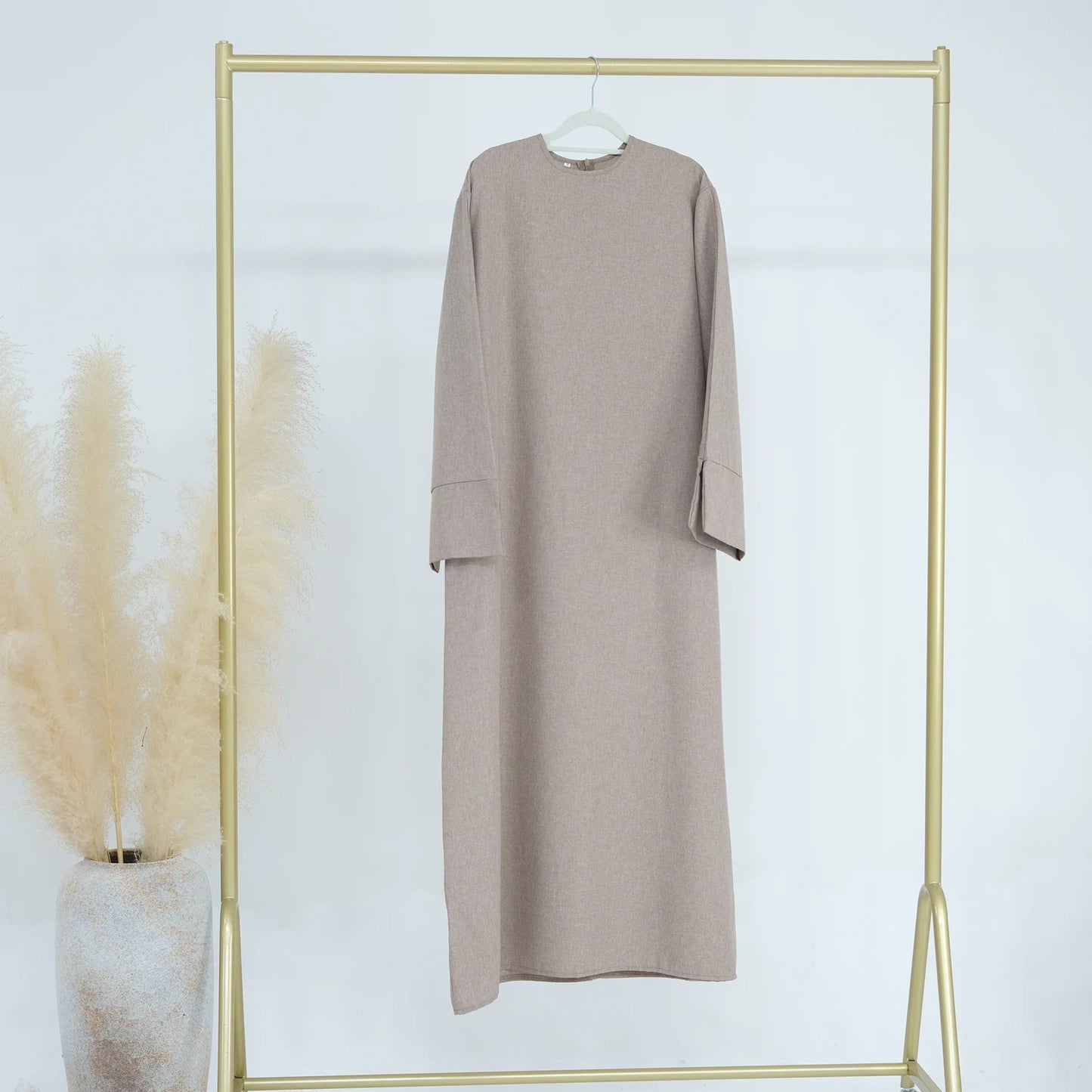 Abaya en lin décontracté pour filles, kebaya, kaftan, Turquie