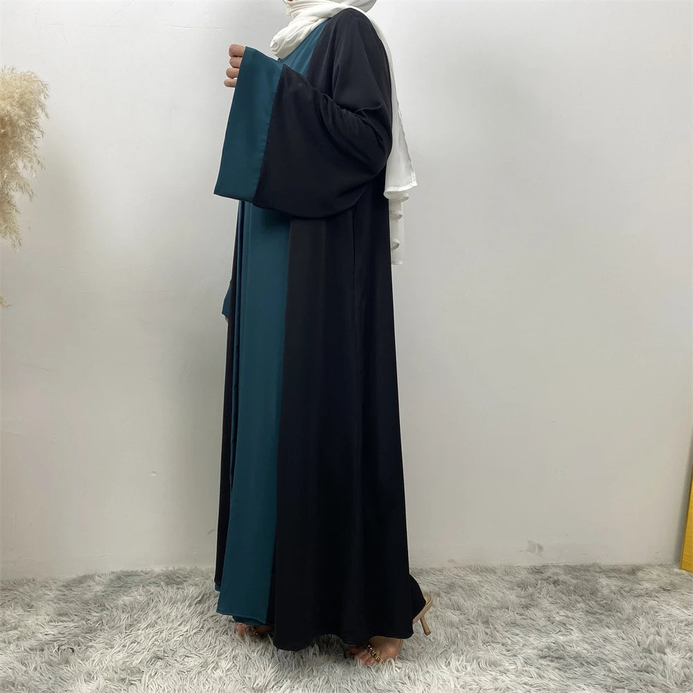Abaya dubaï luxe épissage faux deux pièces caftan Marocain