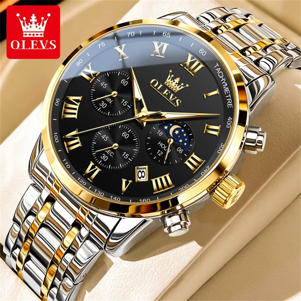 OLEVS 5529 Top marque de luxe montre pour hommes étanche lumineux