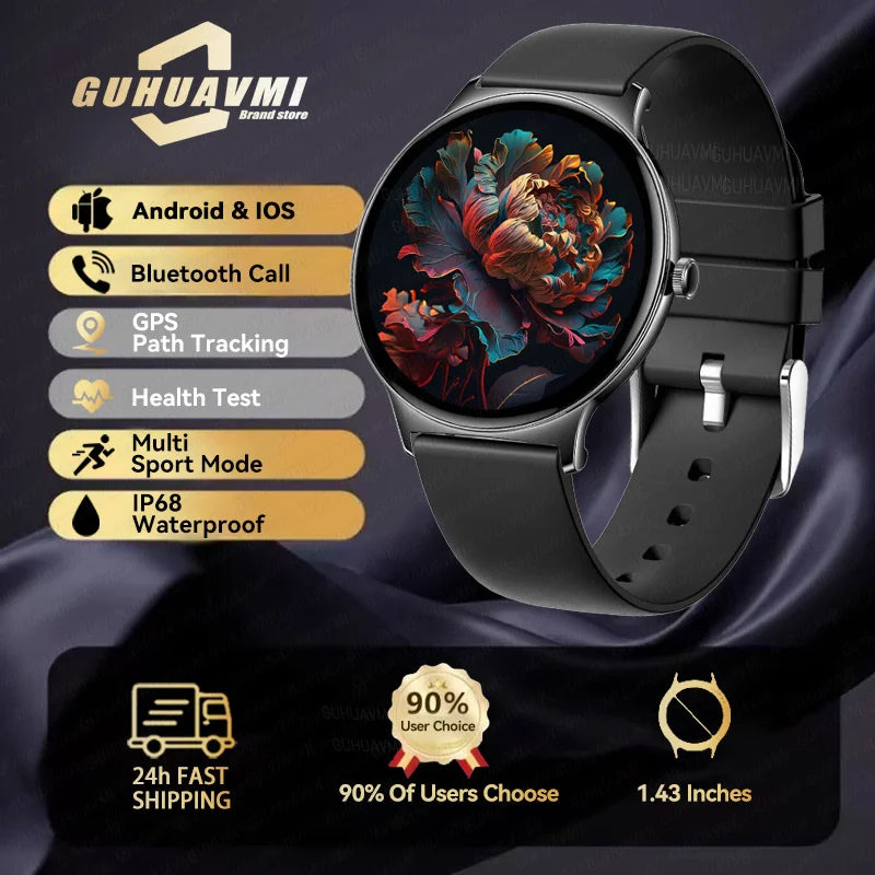 2025 nouvelle montre intelligente pour les femmes cadeau 1.43 pouces