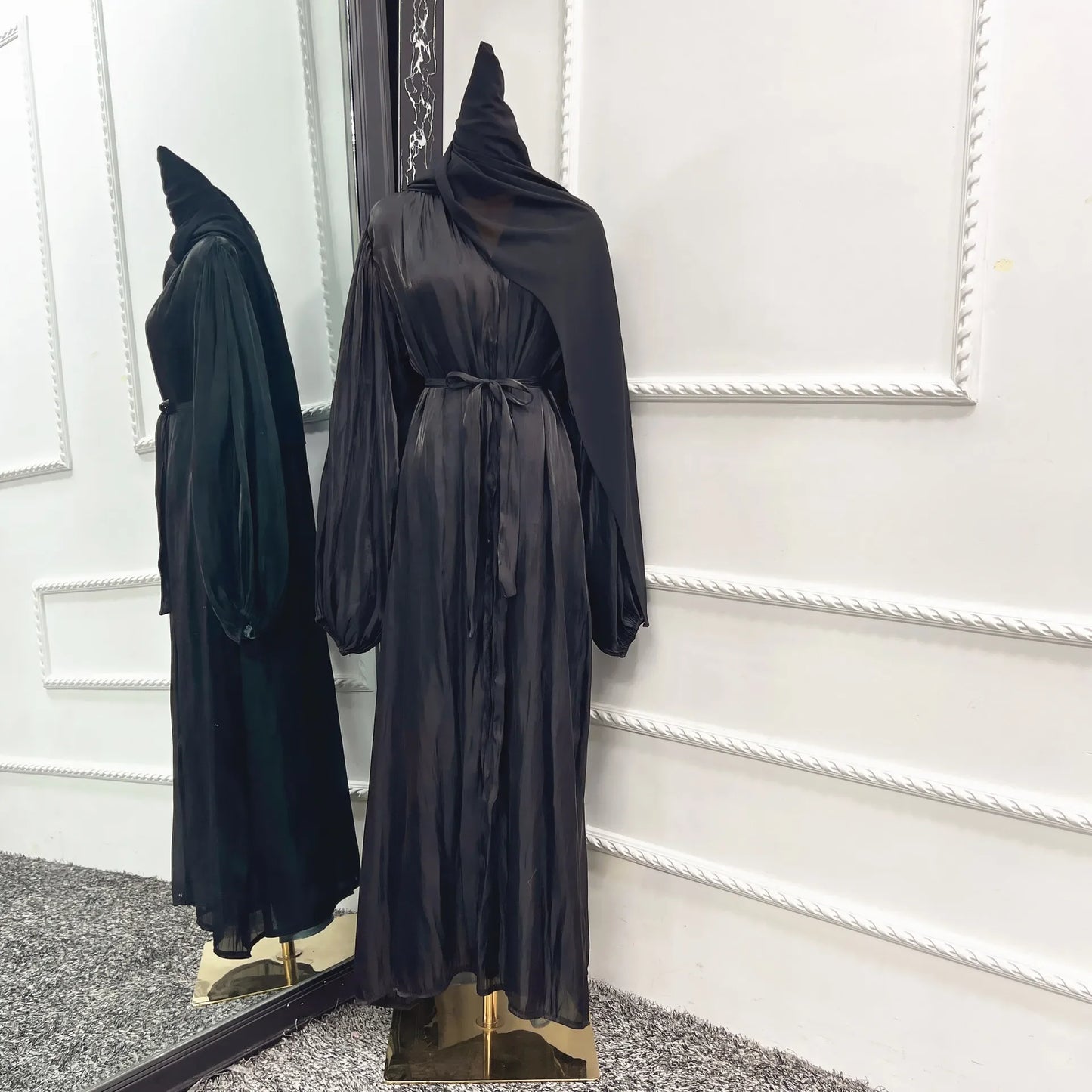 Abayas caftan pour femmes, robe longue kimono, cardigan, Dubaï, Turquie