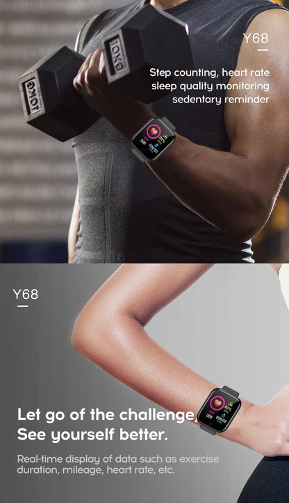 Montre-bracelet connectée pour hommes et femmes,