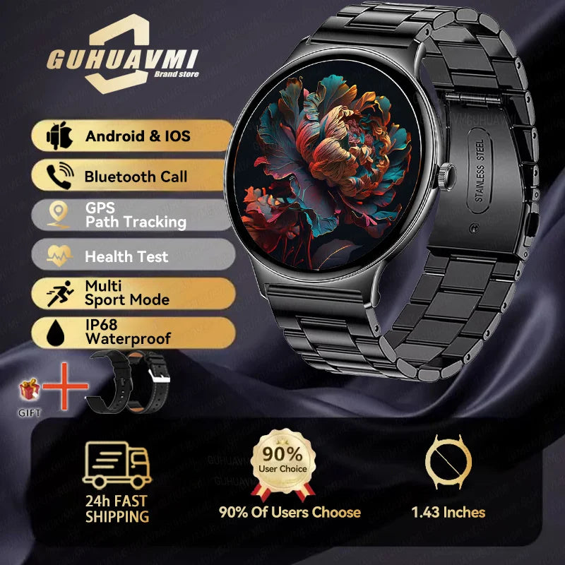 2025 nouvelle montre intelligente pour les femmes cadeau 1.43 pouces