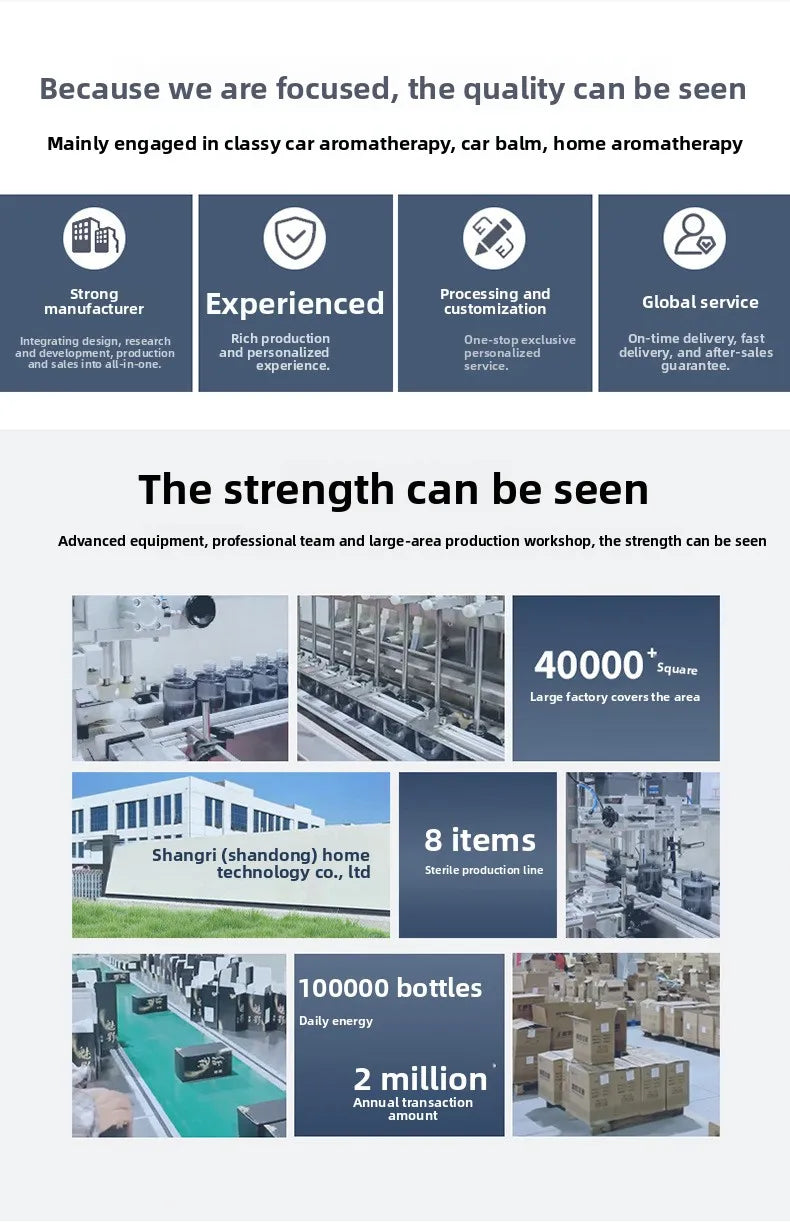 Parfum d'aromathérapie diffuseur de voiture