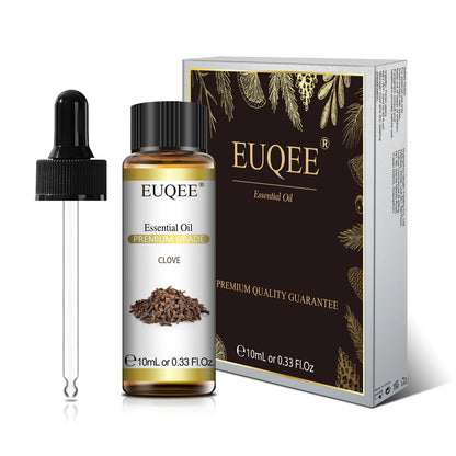 EUQEE-Huile essentielle naturelle pure, Lavande Jasmin Eucalyptus vanille parfum 10ml