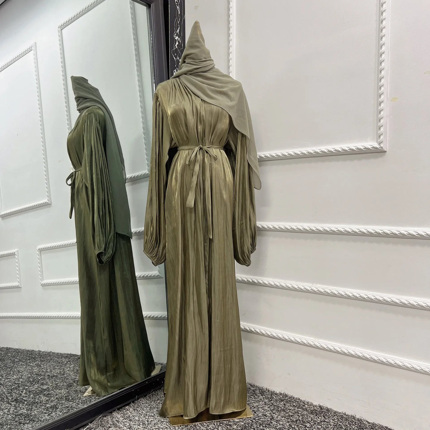 Abayas caftan pour femmes, robe longue kimono, cardigan, Dubaï, Turquie