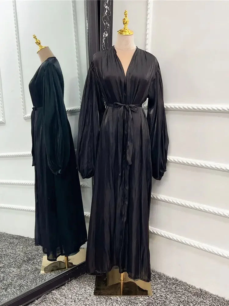 Abayas caftan pour femmes, robe longue kimono, cardigan, Dubaï, Turquie
