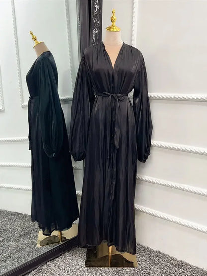 Abayas caftan pour femmes, robe longue kimono, cardigan, Dubaï, Turquie