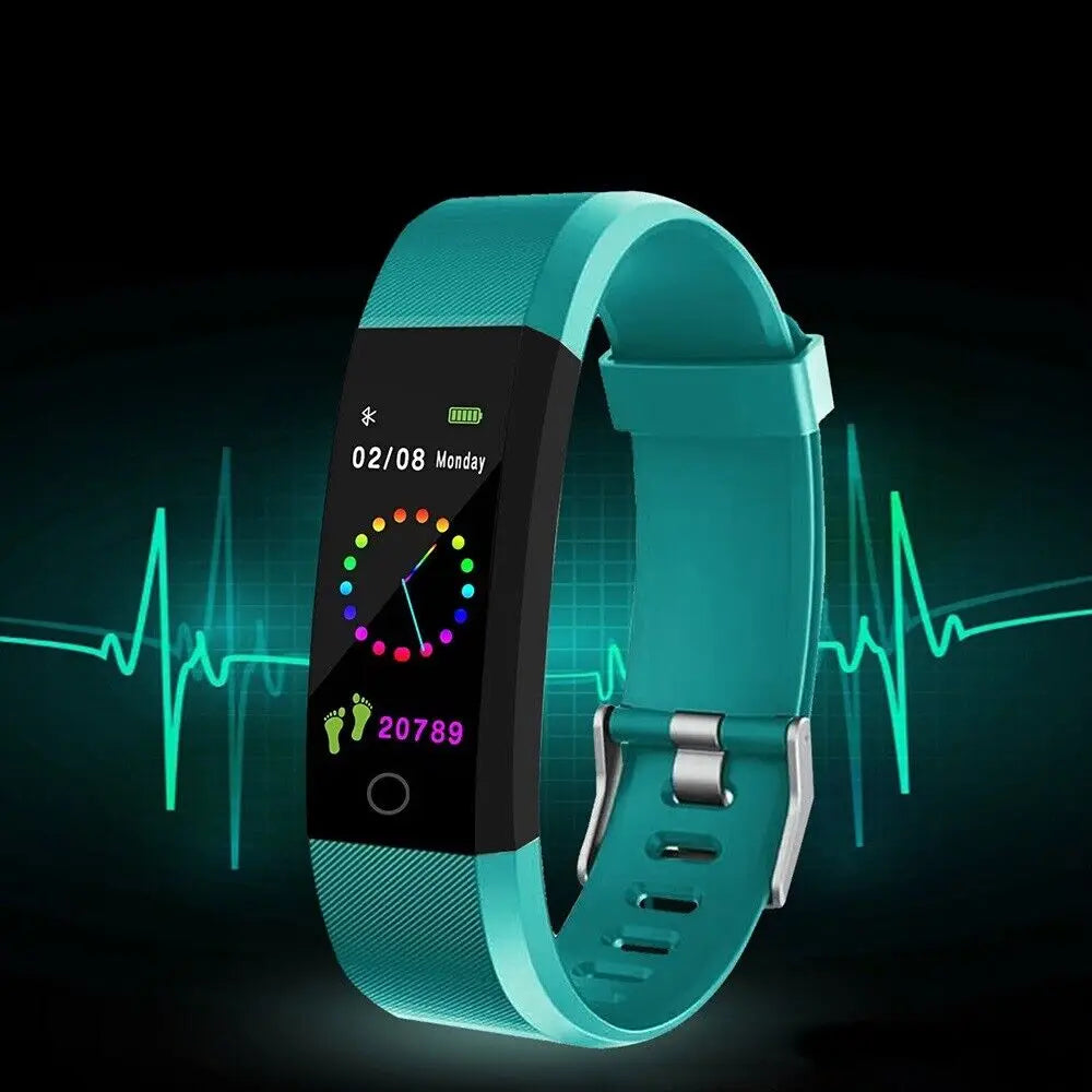 115plus Bluetooth 4.0 Bracelet de Sport Intelligent Smartwatch pour iOS Android Sport Fitness