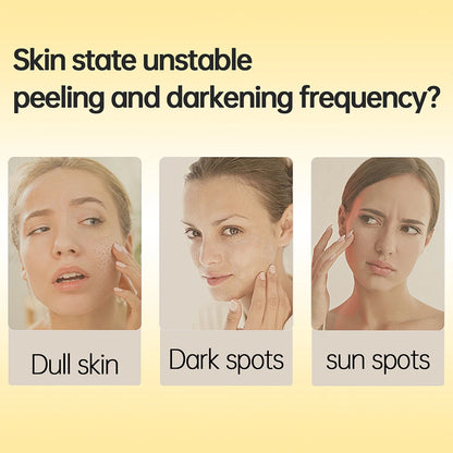 Ensemble de soins pour la peau à l'acide kojique, crème, sérum, nettoyage, savon