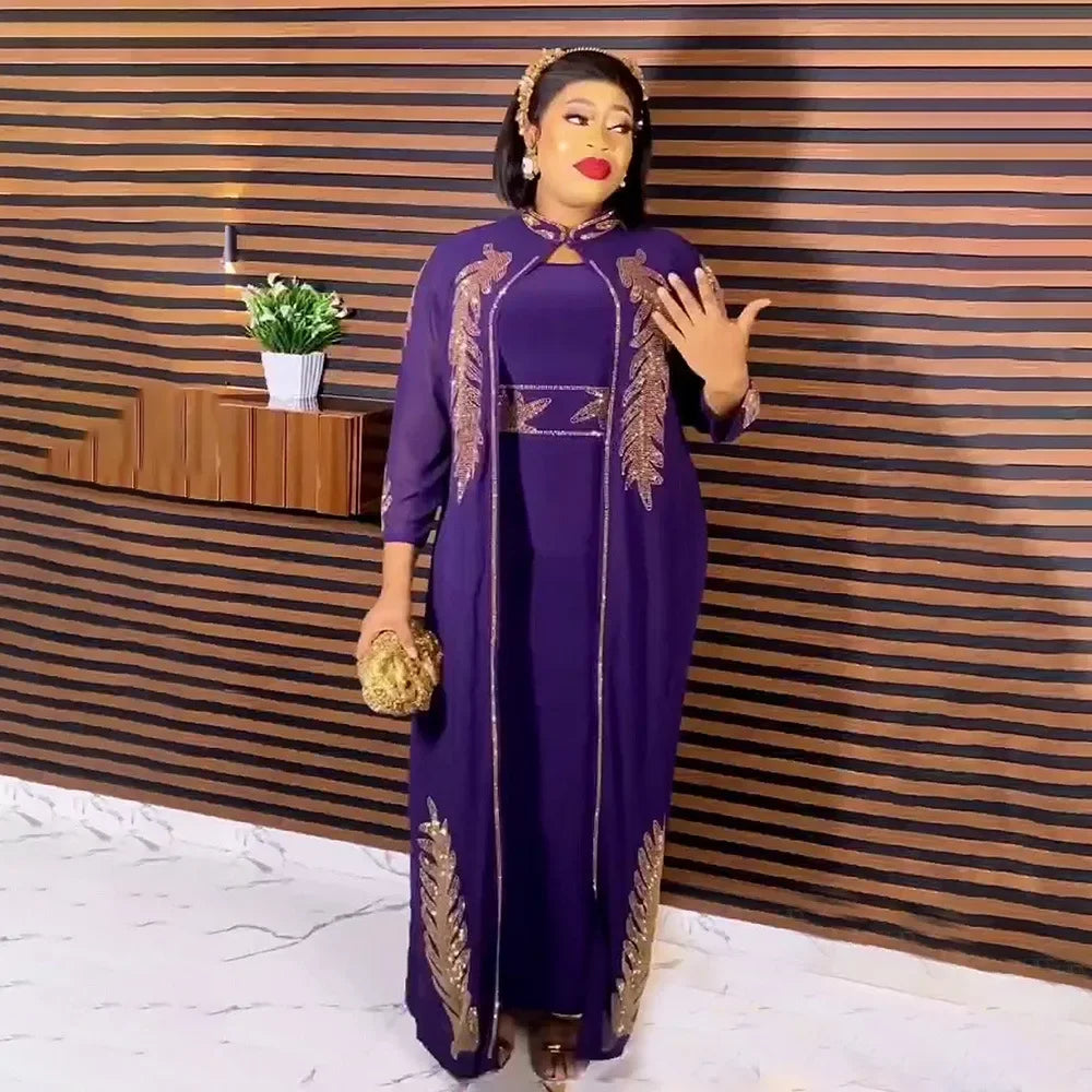 Robes de soirée et de mariage africaines pour femmes et Abaya