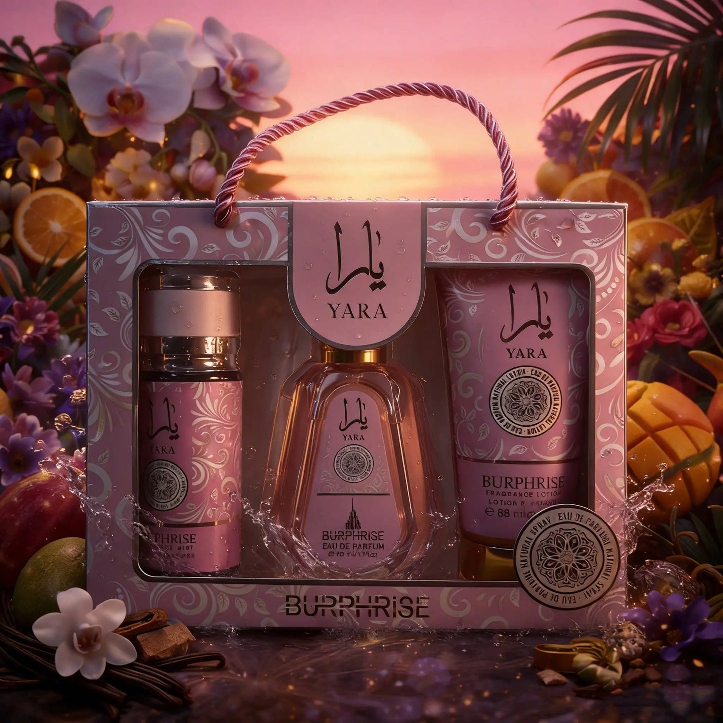 BURPHISE YARA COFFRET CADEAU PARFUM FEMME 3 PIÈCES