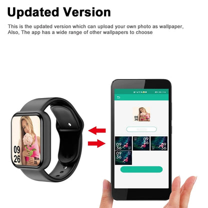 Montre-bracelet connectée pour hommes et femmes,