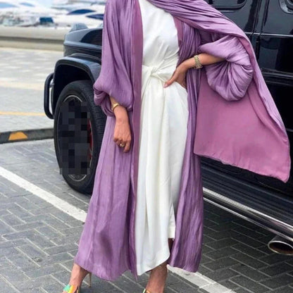 Abayas caftan pour femmes, robe longue kimono, cardigan, Dubaï, Turquie