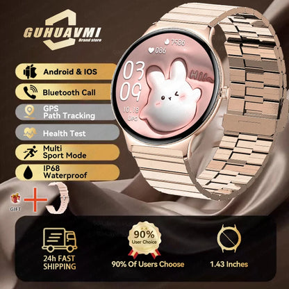 2025 nouvelle montre intelligente pour les femmes cadeau 1.43 pouces