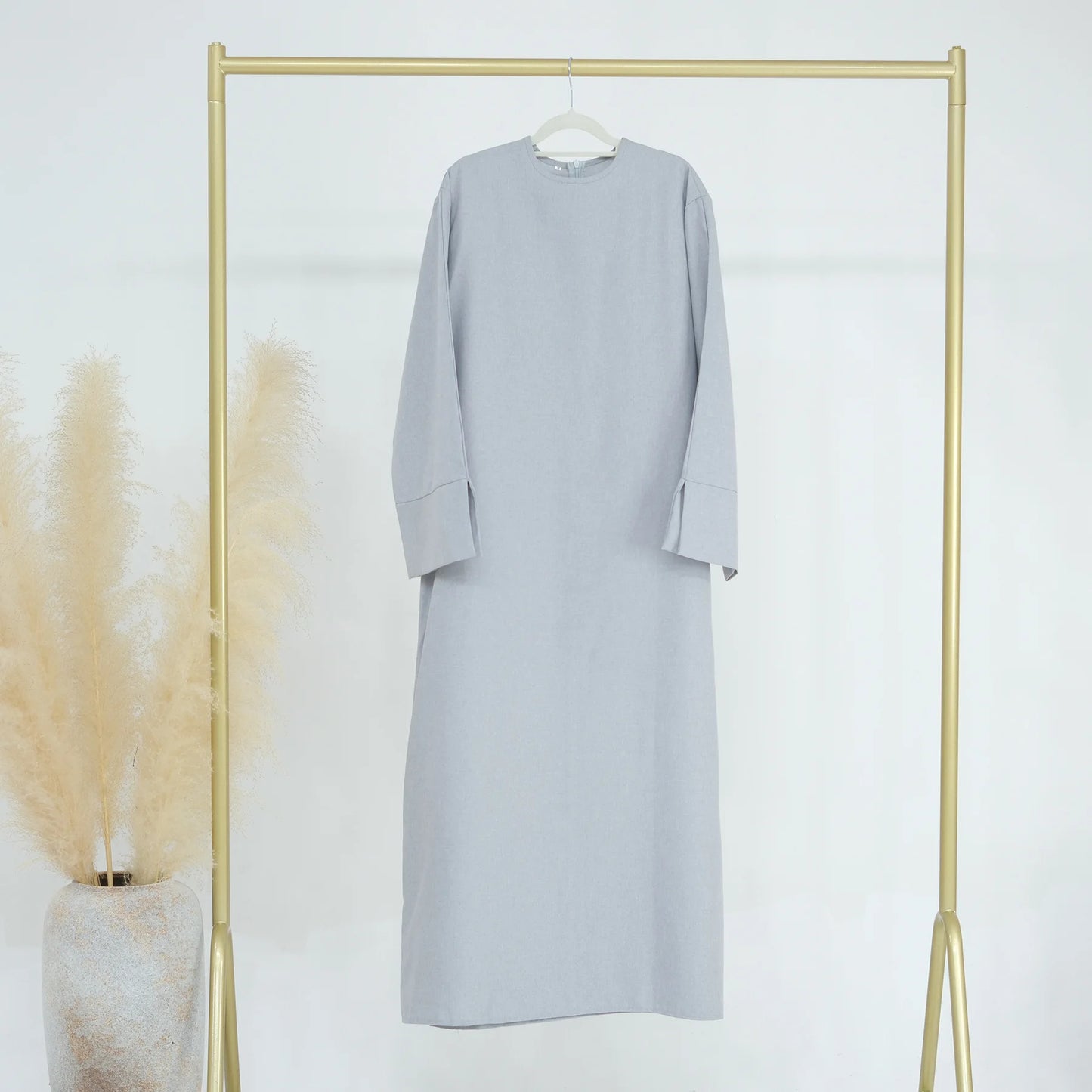 Abaya en lin décontracté pour filles, kebaya, kaftan, Turquie