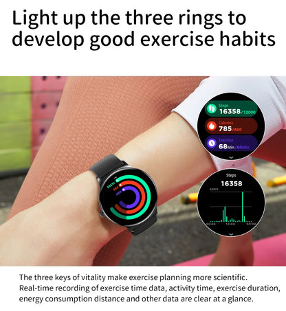 2025 nouvelle montre intelligente pour les femmes cadeau 1.43 pouces