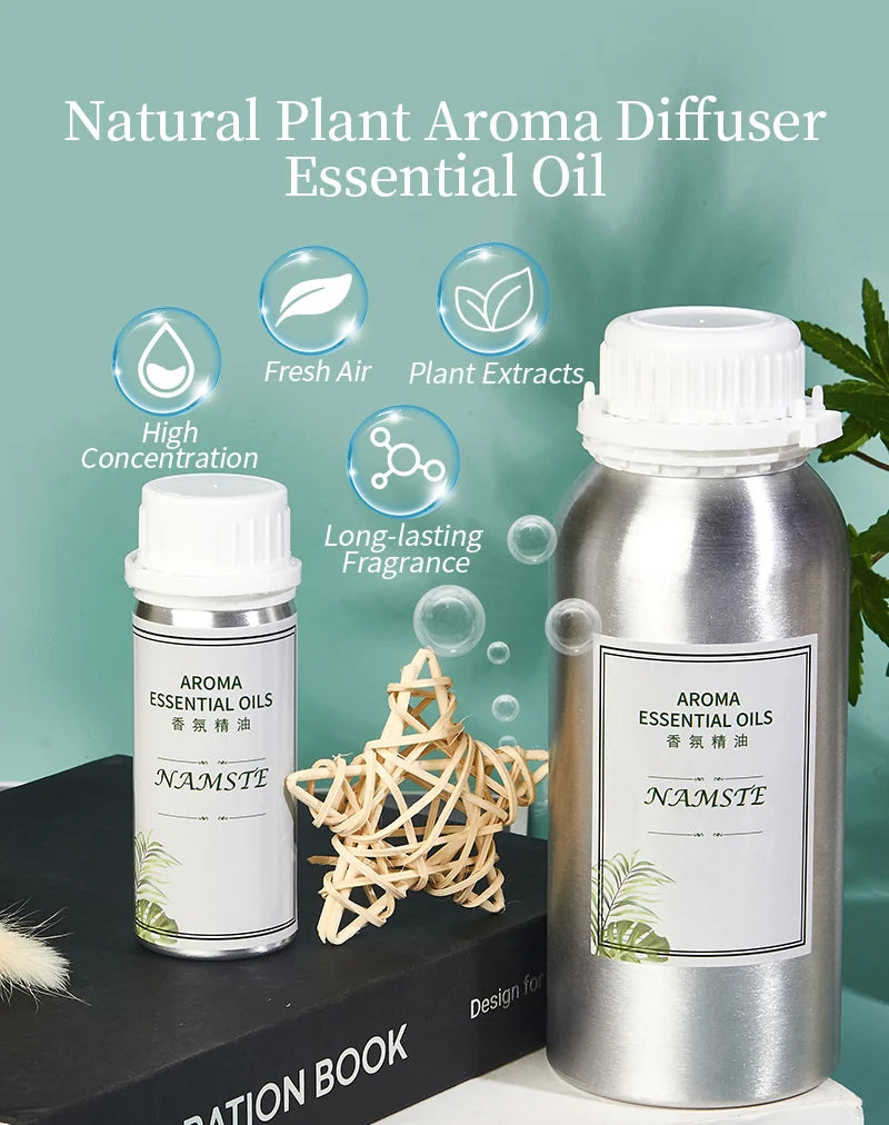 Namste huiles aromatiques 500ML plante Pure parfum de luxe arôme huiles essentielles