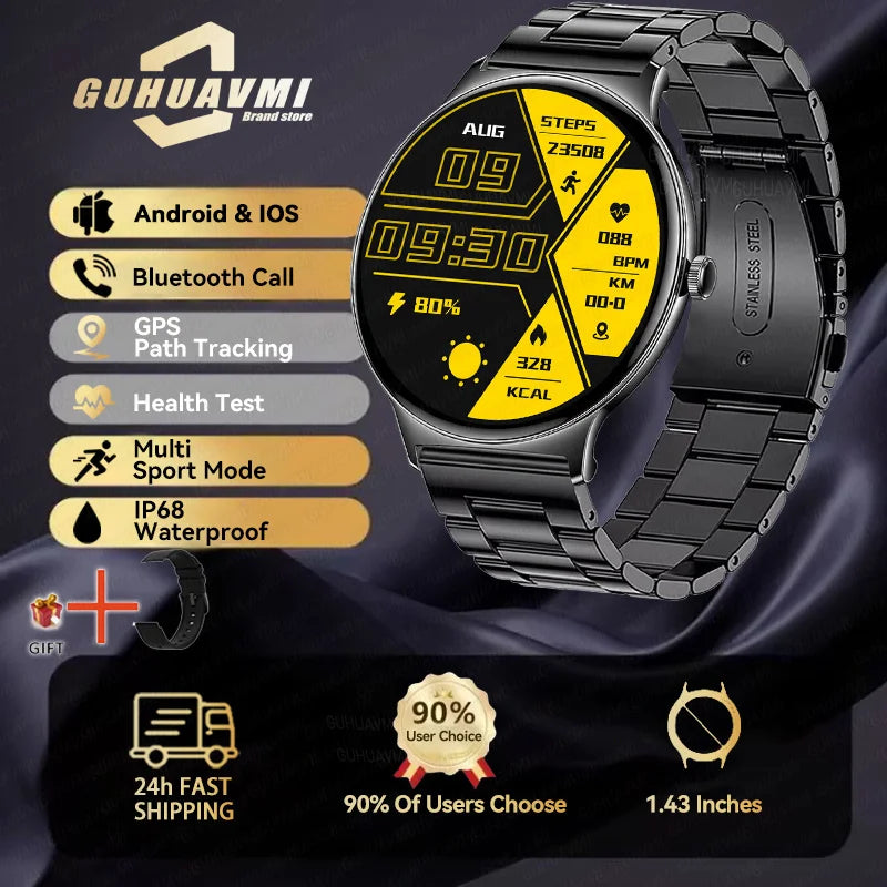 2025 nouvelle montre intelligente pour les femmes cadeau 1.43 pouces