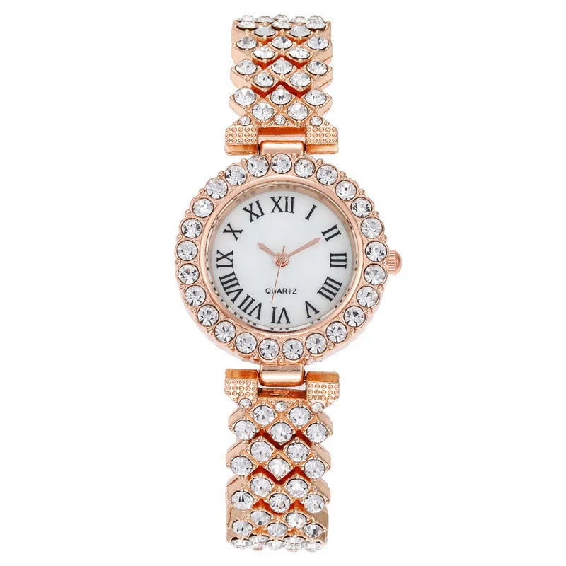 6 pièces ensemble femmes Montre horloge cadran romain marque de luxe Design